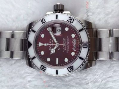 Replica Rolex Colamariner Submariner replica (Limited Coca Cola) / Asian Swiss ETA Movement